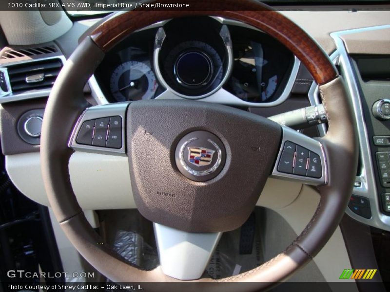 Imperial Blue / Shale/Brownstone 2010 Cadillac SRX 4 V6 AWD