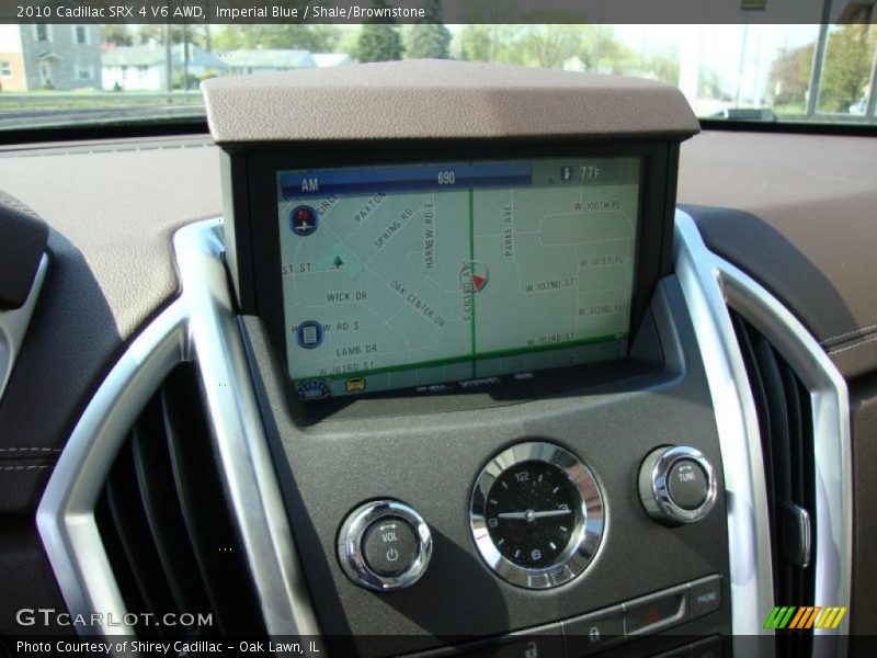 Imperial Blue / Shale/Brownstone 2010 Cadillac SRX 4 V6 AWD
