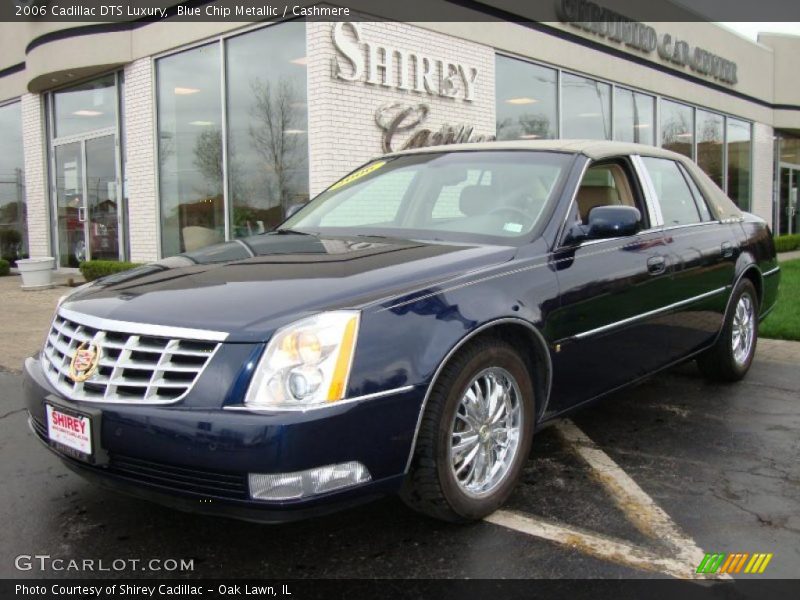 Blue Chip Metallic / Cashmere 2006 Cadillac DTS Luxury