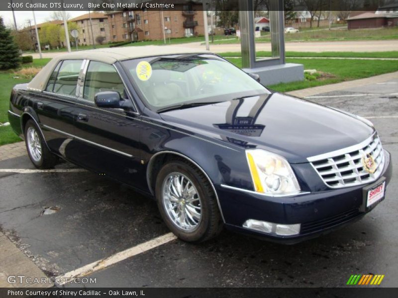 Blue Chip Metallic / Cashmere 2006 Cadillac DTS Luxury