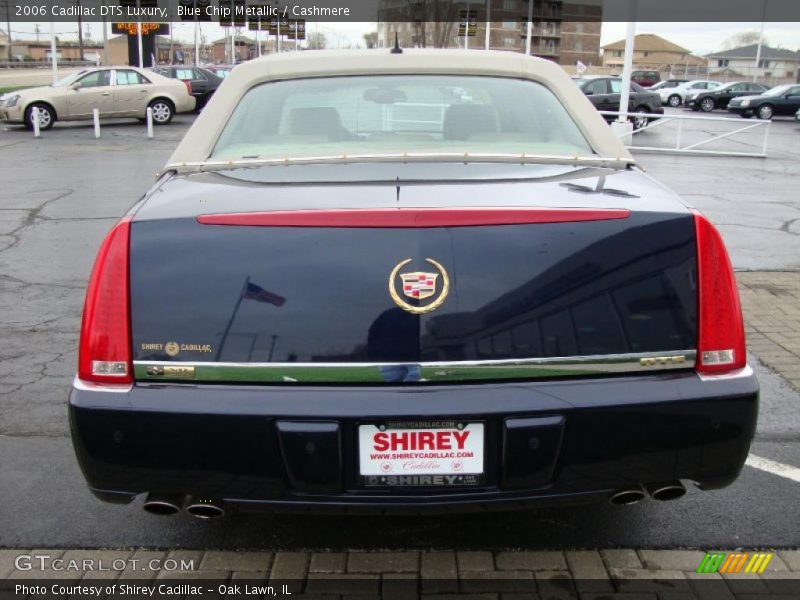 Blue Chip Metallic / Cashmere 2006 Cadillac DTS Luxury