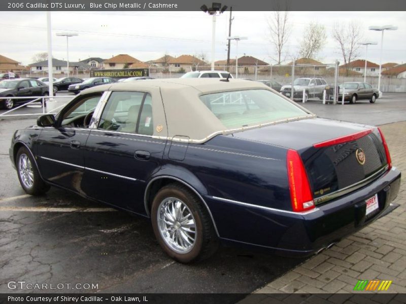 Blue Chip Metallic / Cashmere 2006 Cadillac DTS Luxury