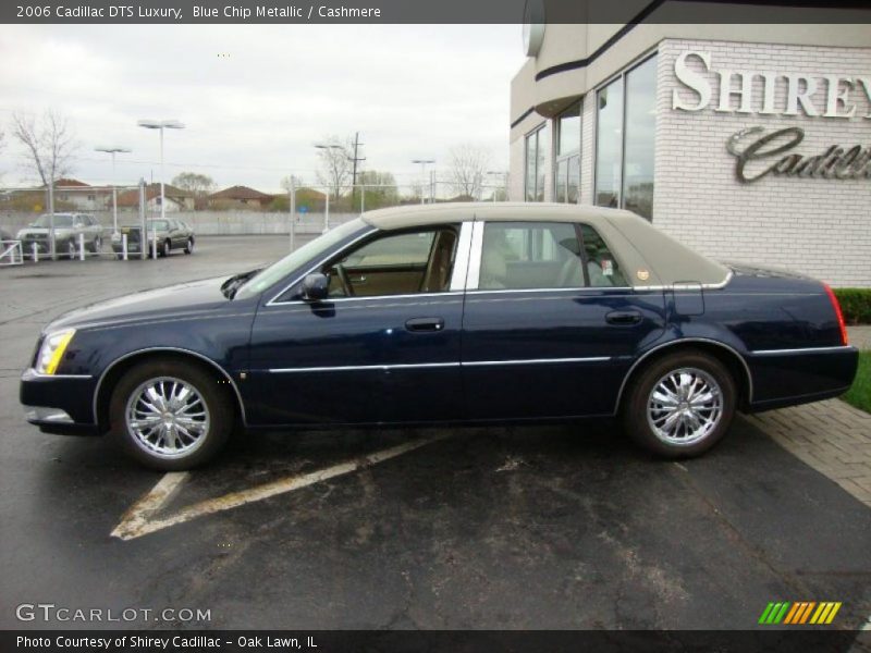 Blue Chip Metallic / Cashmere 2006 Cadillac DTS Luxury