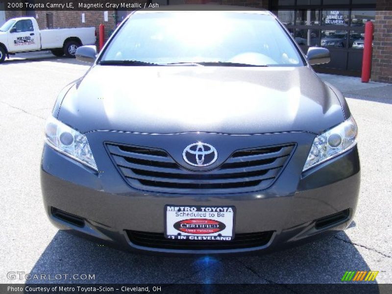 Magnetic Gray Metallic / Ash 2008 Toyota Camry LE