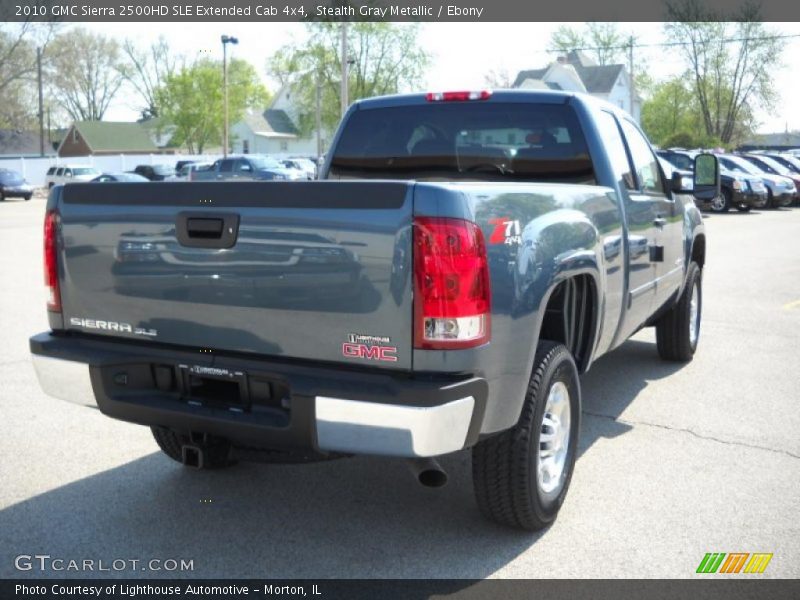 Stealth Gray Metallic / Ebony 2010 GMC Sierra 2500HD SLE Extended Cab 4x4