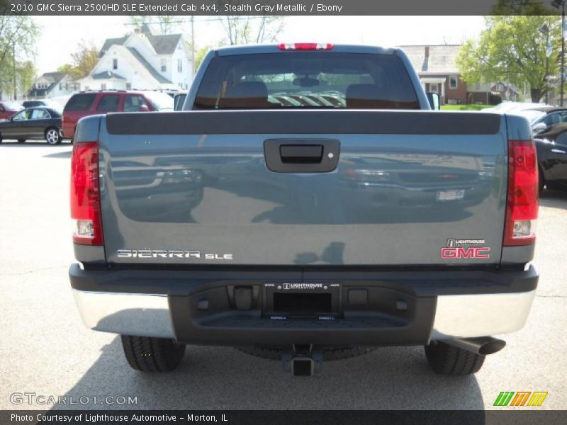 Stealth Gray Metallic / Ebony 2010 GMC Sierra 2500HD SLE Extended Cab 4x4