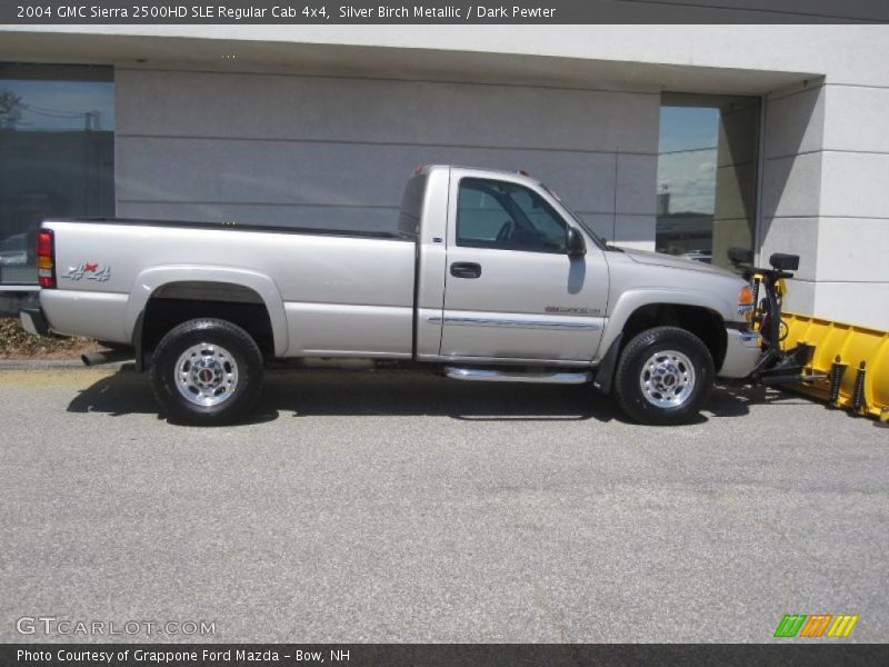 Silver Birch Metallic / Dark Pewter 2004 GMC Sierra 2500HD SLE Regular Cab 4x4