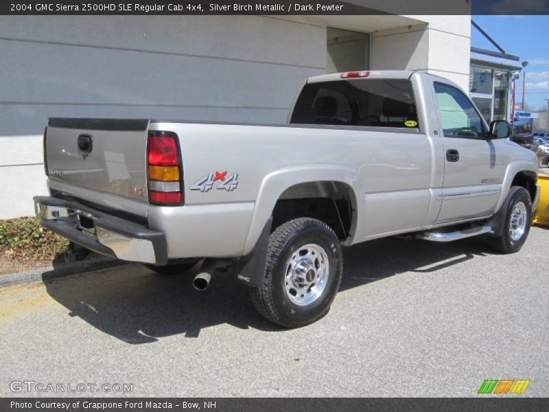 Silver Birch Metallic / Dark Pewter 2004 GMC Sierra 2500HD SLE Regular Cab 4x4