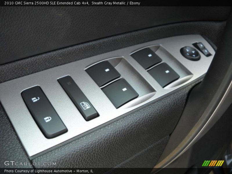 Stealth Gray Metallic / Ebony 2010 GMC Sierra 2500HD SLE Extended Cab 4x4
