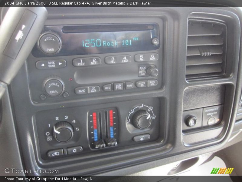 Silver Birch Metallic / Dark Pewter 2004 GMC Sierra 2500HD SLE Regular Cab 4x4