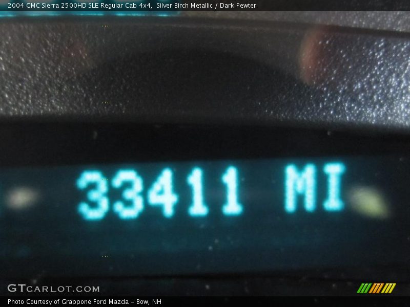 Silver Birch Metallic / Dark Pewter 2004 GMC Sierra 2500HD SLE Regular Cab 4x4