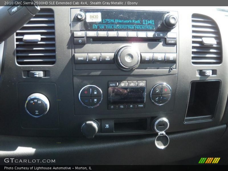 Stealth Gray Metallic / Ebony 2010 GMC Sierra 2500HD SLE Extended Cab 4x4