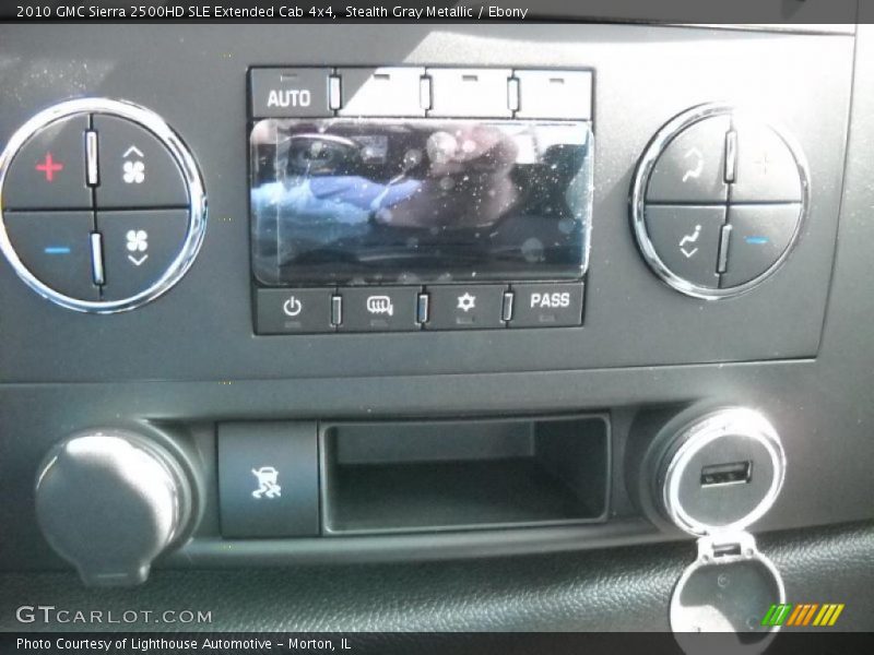 Stealth Gray Metallic / Ebony 2010 GMC Sierra 2500HD SLE Extended Cab 4x4