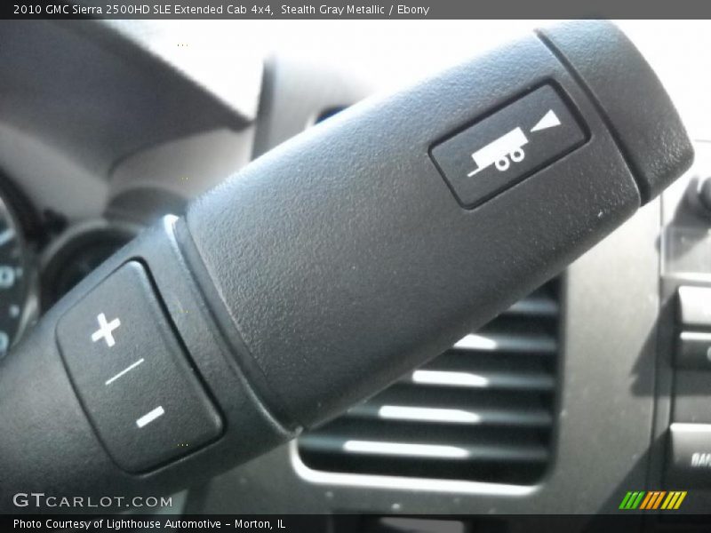 Stealth Gray Metallic / Ebony 2010 GMC Sierra 2500HD SLE Extended Cab 4x4
