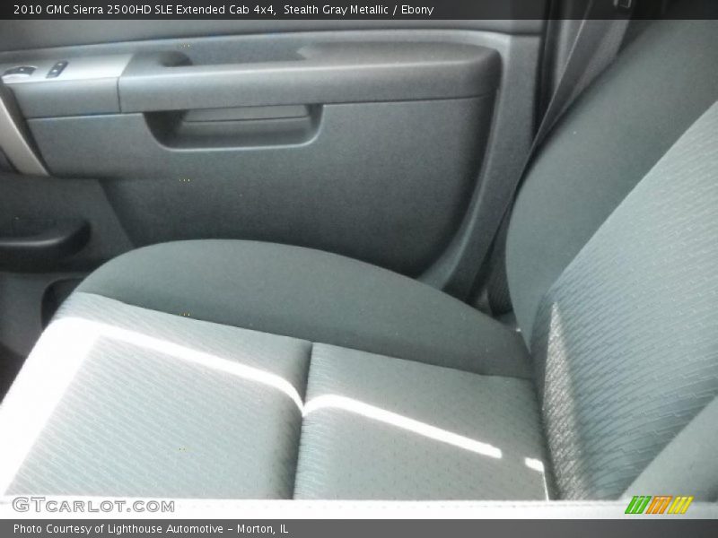 Stealth Gray Metallic / Ebony 2010 GMC Sierra 2500HD SLE Extended Cab 4x4