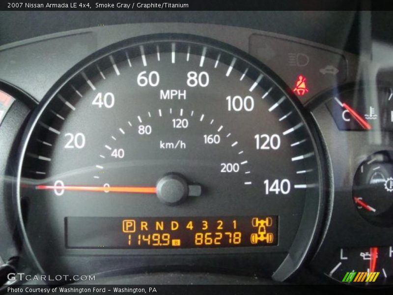 Smoke Gray / Graphite/Titanium 2007 Nissan Armada LE 4x4
