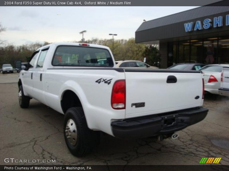 Oxford White / Medium Flint 2004 Ford F350 Super Duty XL Crew Cab 4x4