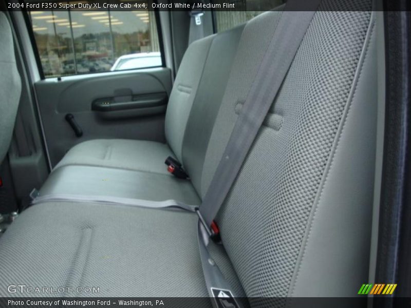 Oxford White / Medium Flint 2004 Ford F350 Super Duty XL Crew Cab 4x4