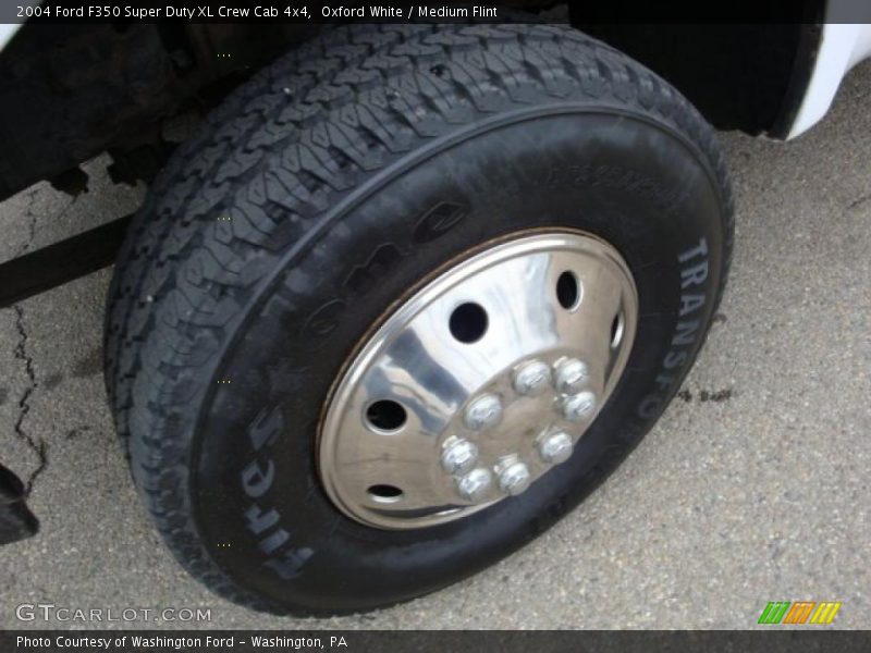 Oxford White / Medium Flint 2004 Ford F350 Super Duty XL Crew Cab 4x4