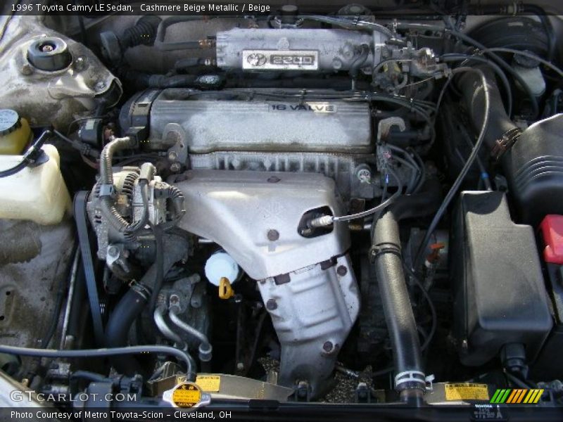Cashmere Beige Metallic / Beige 1996 Toyota Camry LE Sedan