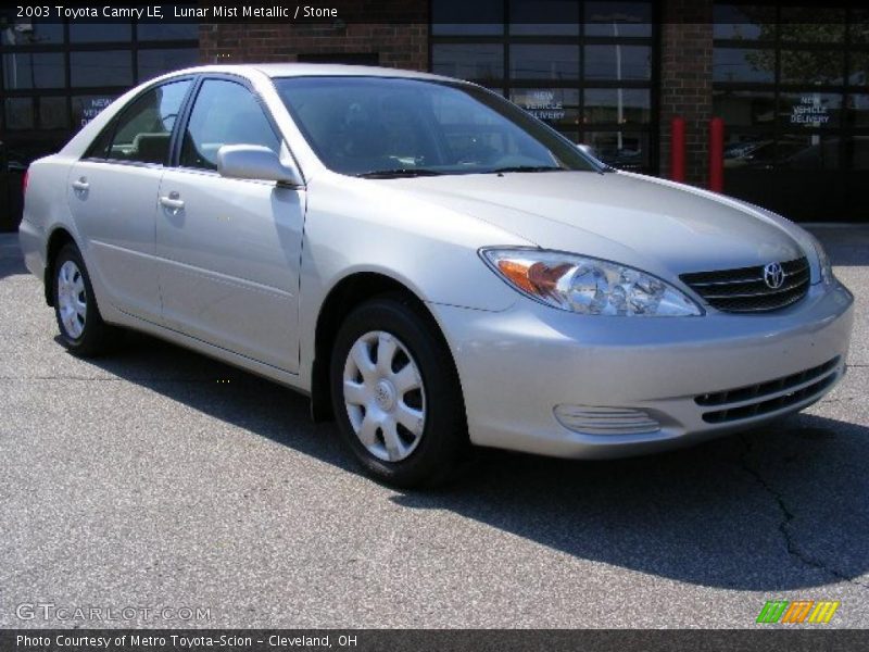 Lunar Mist Metallic / Stone 2003 Toyota Camry LE
