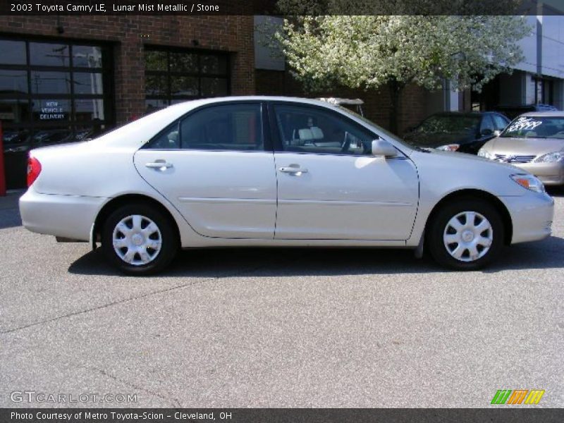 Lunar Mist Metallic / Stone 2003 Toyota Camry LE