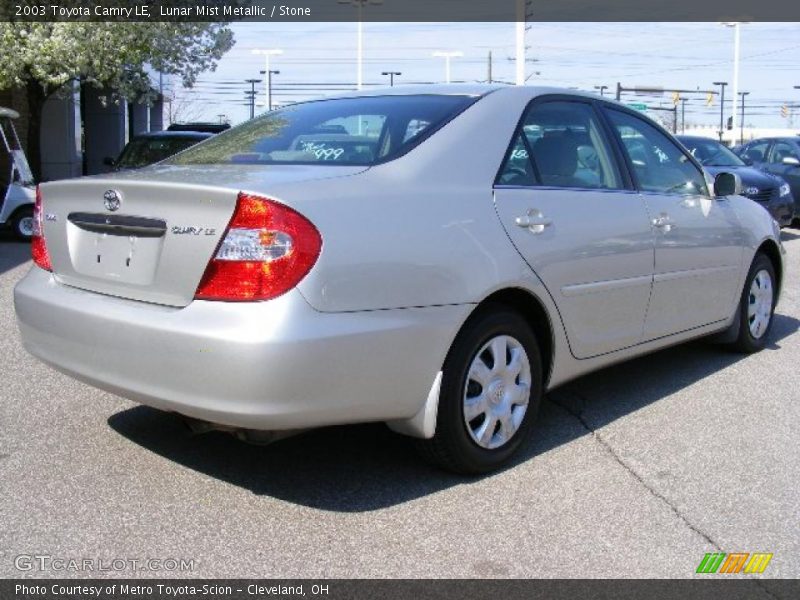 Lunar Mist Metallic / Stone 2003 Toyota Camry LE