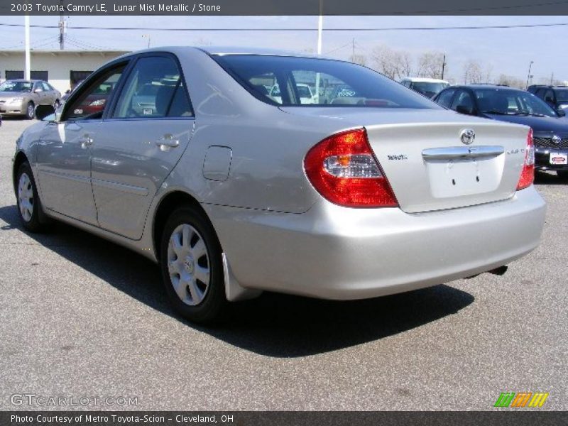 Lunar Mist Metallic / Stone 2003 Toyota Camry LE