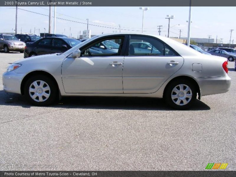 Lunar Mist Metallic / Stone 2003 Toyota Camry LE
