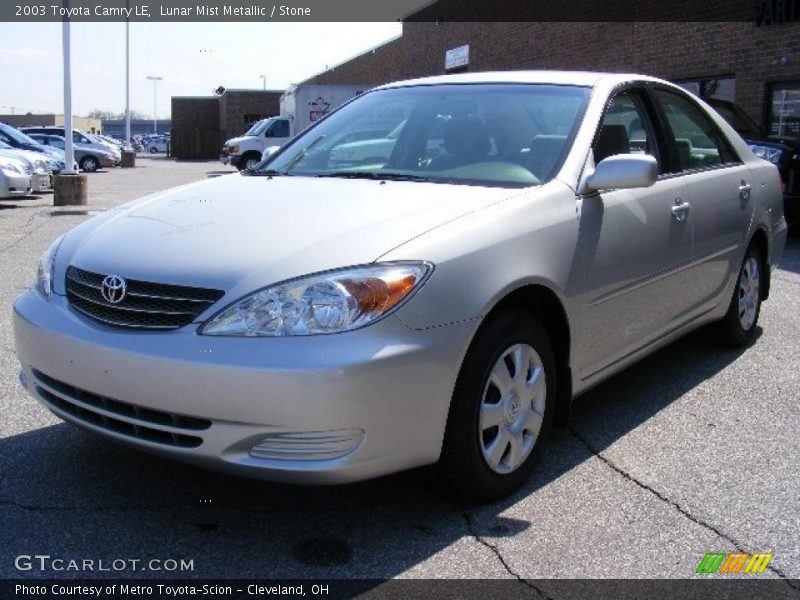 Lunar Mist Metallic / Stone 2003 Toyota Camry LE