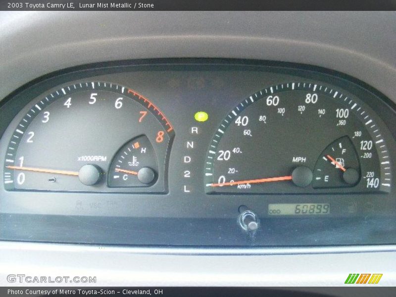 Lunar Mist Metallic / Stone 2003 Toyota Camry LE