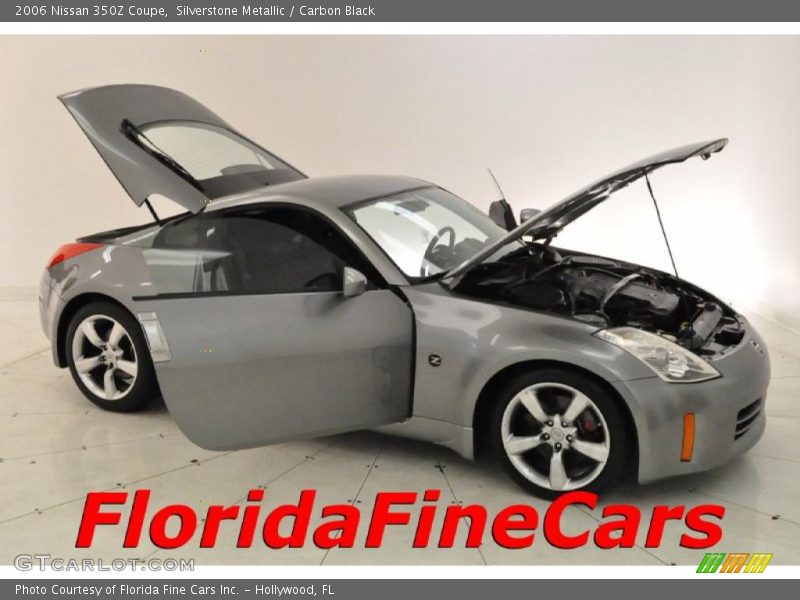 Silverstone Metallic / Carbon Black 2006 Nissan 350Z Coupe