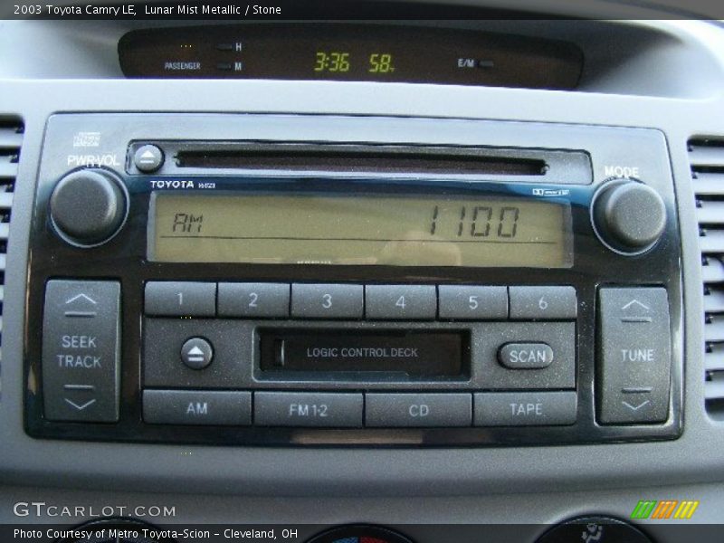 Lunar Mist Metallic / Stone 2003 Toyota Camry LE