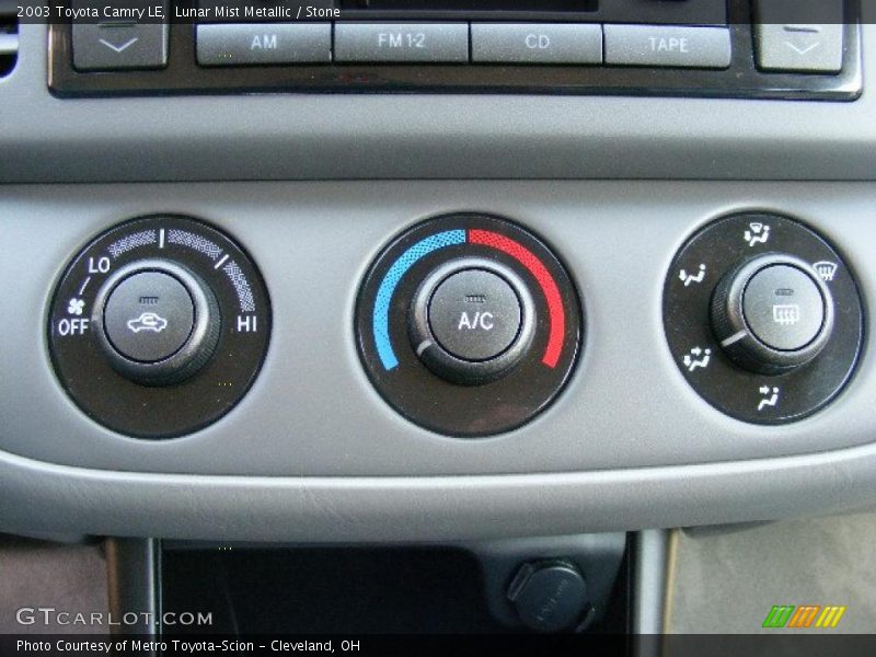 Lunar Mist Metallic / Stone 2003 Toyota Camry LE