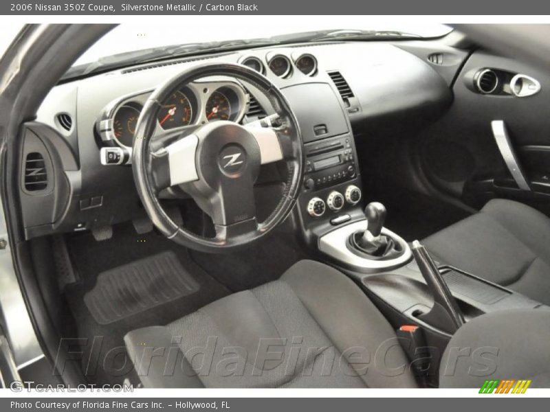Silverstone Metallic / Carbon Black 2006 Nissan 350Z Coupe