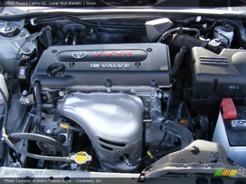 Lunar Mist Metallic / Stone 2003 Toyota Camry LE