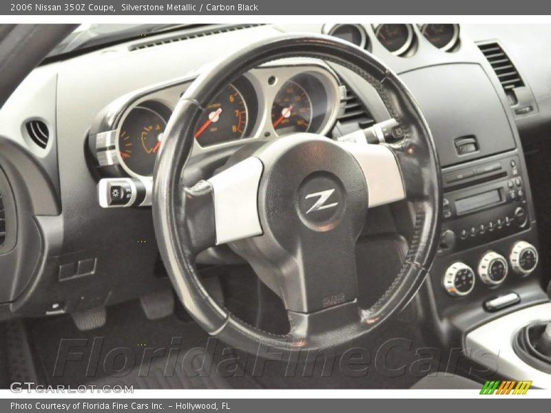 Silverstone Metallic / Carbon Black 2006 Nissan 350Z Coupe