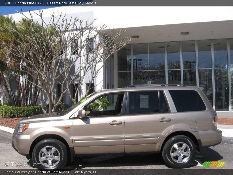 Desert Rock Metallic / Saddle 2006 Honda Pilot EX-L