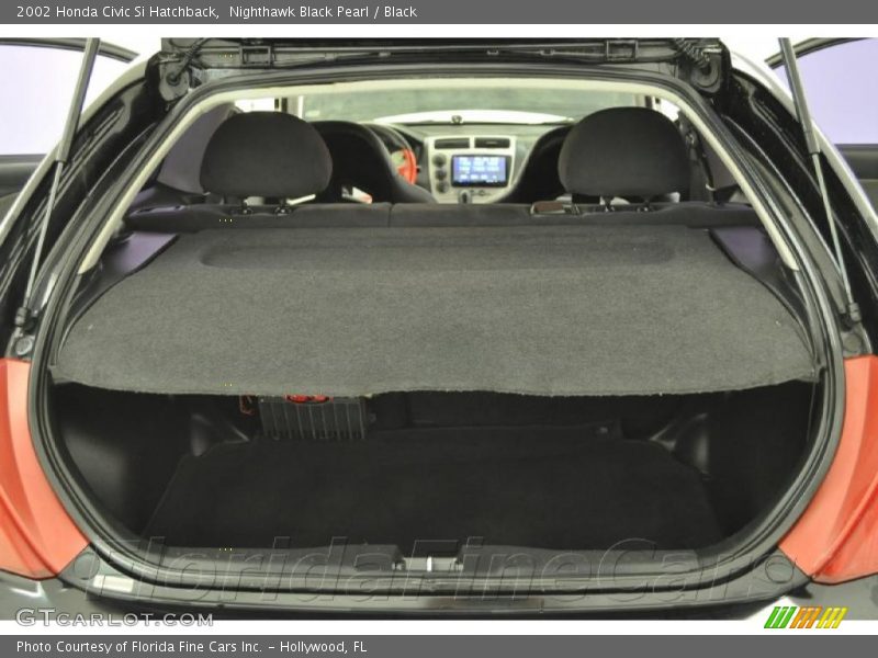 Nighthawk Black Pearl / Black 2002 Honda Civic Si Hatchback