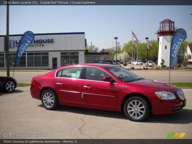 Crystal Red Tintcoat / Cocoa/Cashmere 2010 Buick Lucerne CXL