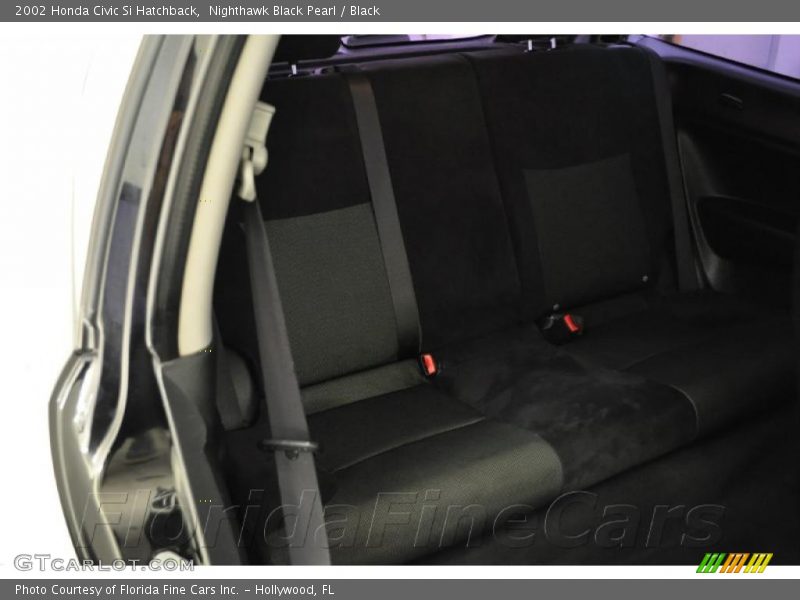 Nighthawk Black Pearl / Black 2002 Honda Civic Si Hatchback