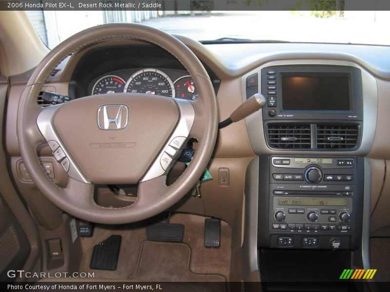 Desert Rock Metallic / Saddle 2006 Honda Pilot EX-L