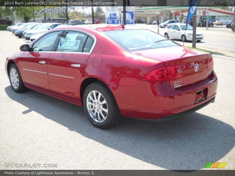 Crystal Red Tintcoat / Cocoa/Cashmere 2010 Buick Lucerne CXL