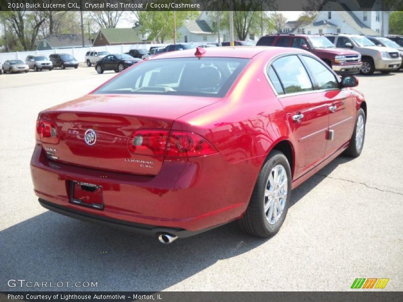 Crystal Red Tintcoat / Cocoa/Cashmere 2010 Buick Lucerne CXL