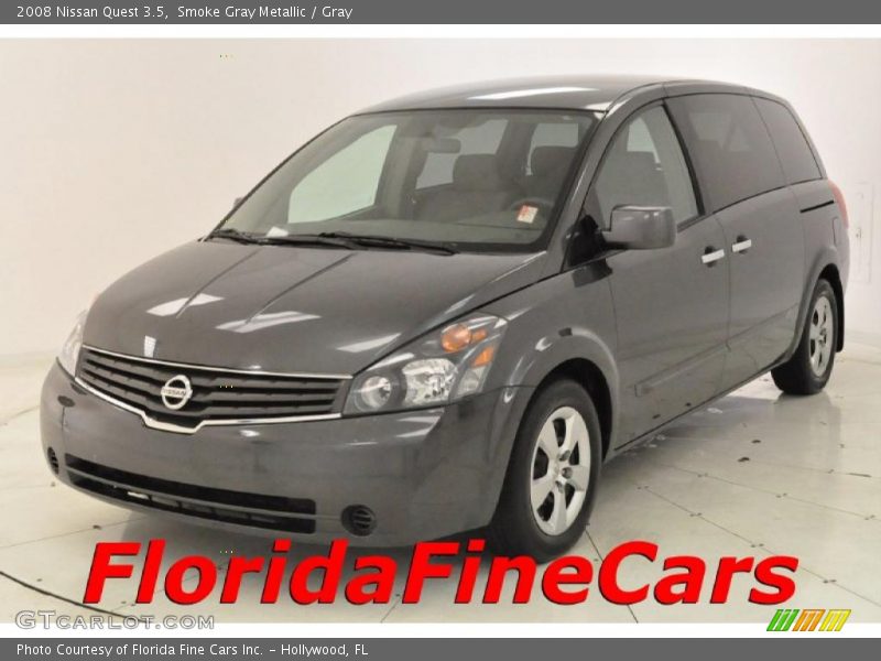 Smoke Gray Metallic / Gray 2008 Nissan Quest 3.5
