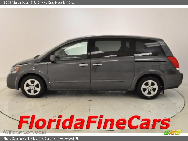 Smoke Gray Metallic / Gray 2008 Nissan Quest 3.5