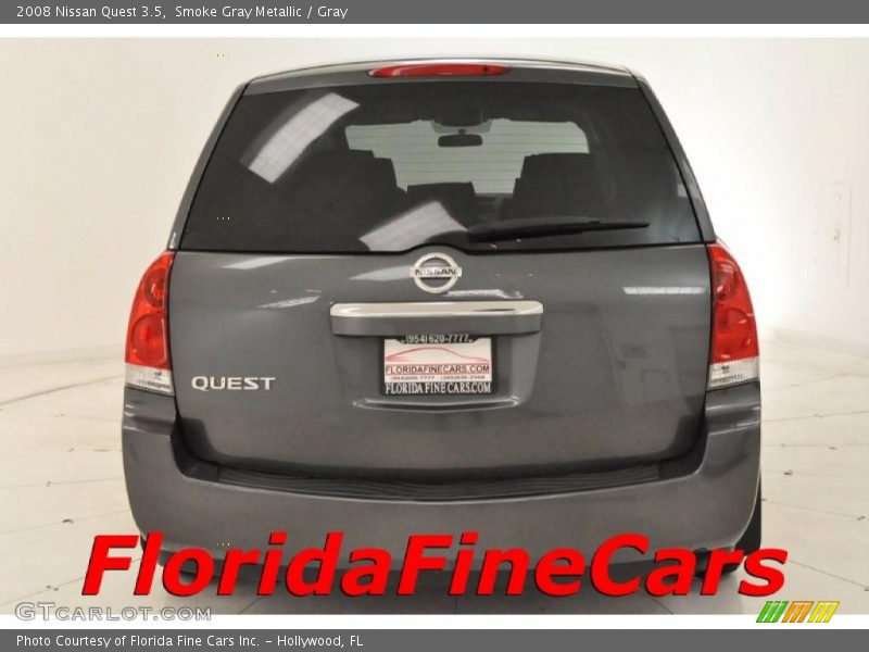 Smoke Gray Metallic / Gray 2008 Nissan Quest 3.5