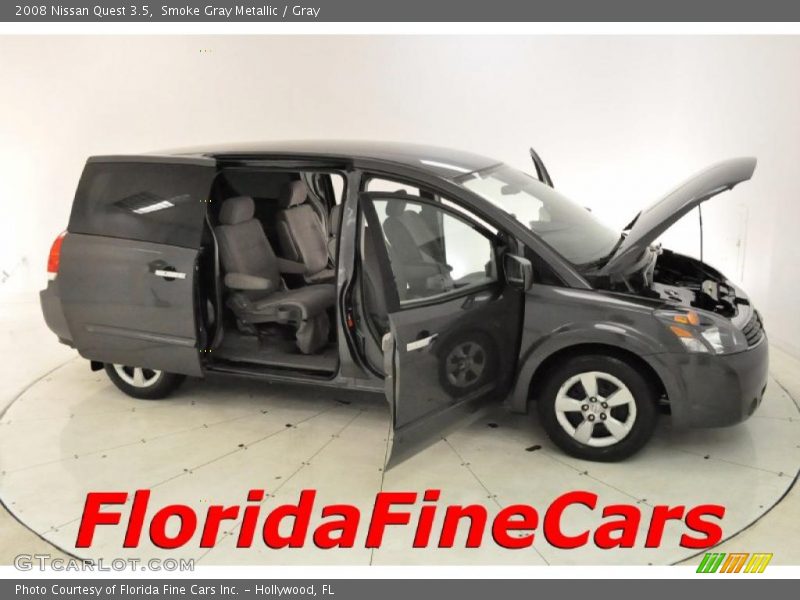 Smoke Gray Metallic / Gray 2008 Nissan Quest 3.5