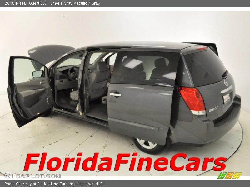 Smoke Gray Metallic / Gray 2008 Nissan Quest 3.5