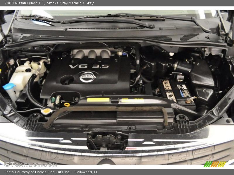 Smoke Gray Metallic / Gray 2008 Nissan Quest 3.5